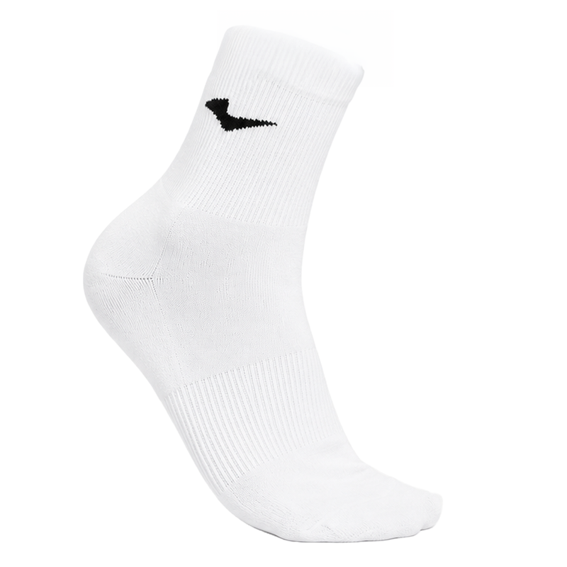 LANS Sports Crew Socks (White)