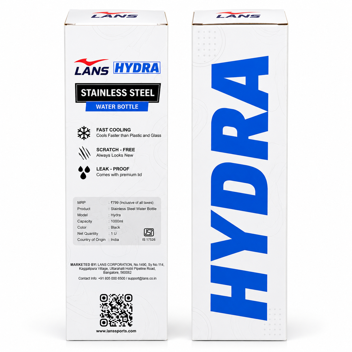 HYDRA Stainless Steel Water Bottle