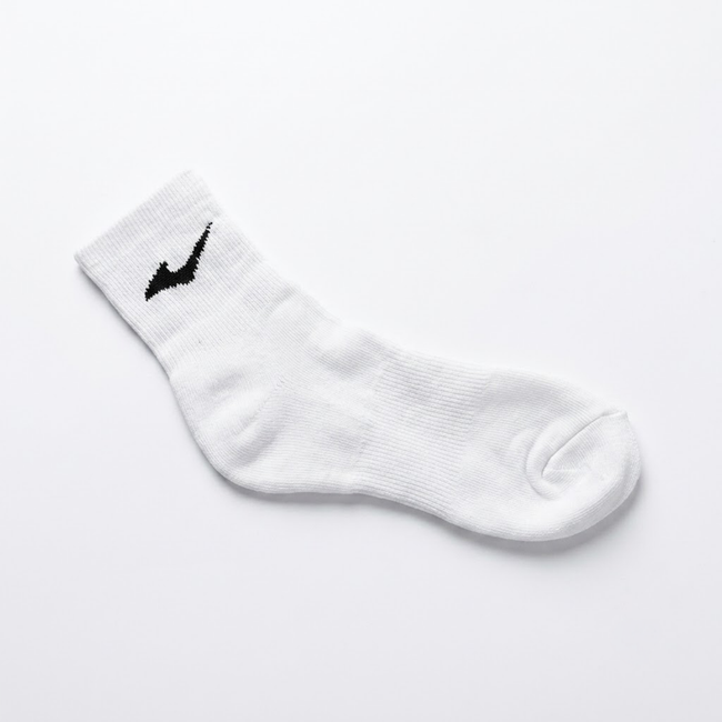 LANS Sports Crew Socks (White)