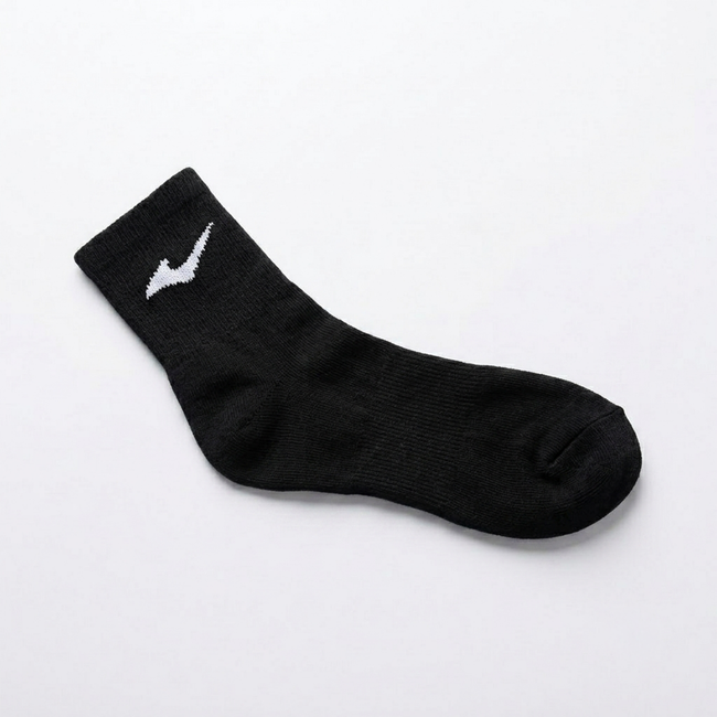 LANS Sports Crew Socks (Black)